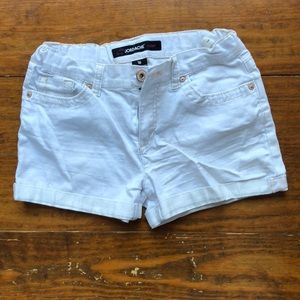 White womens shorts
